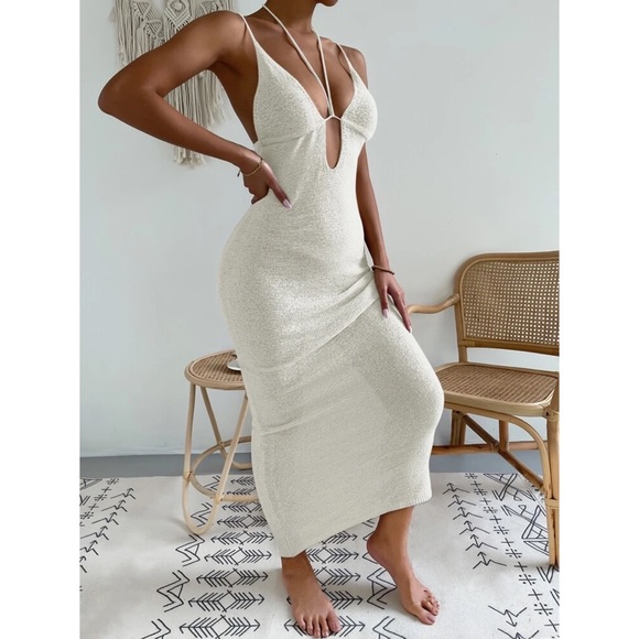 Plain Cut-Out Cover Up - Picture 2 of 5